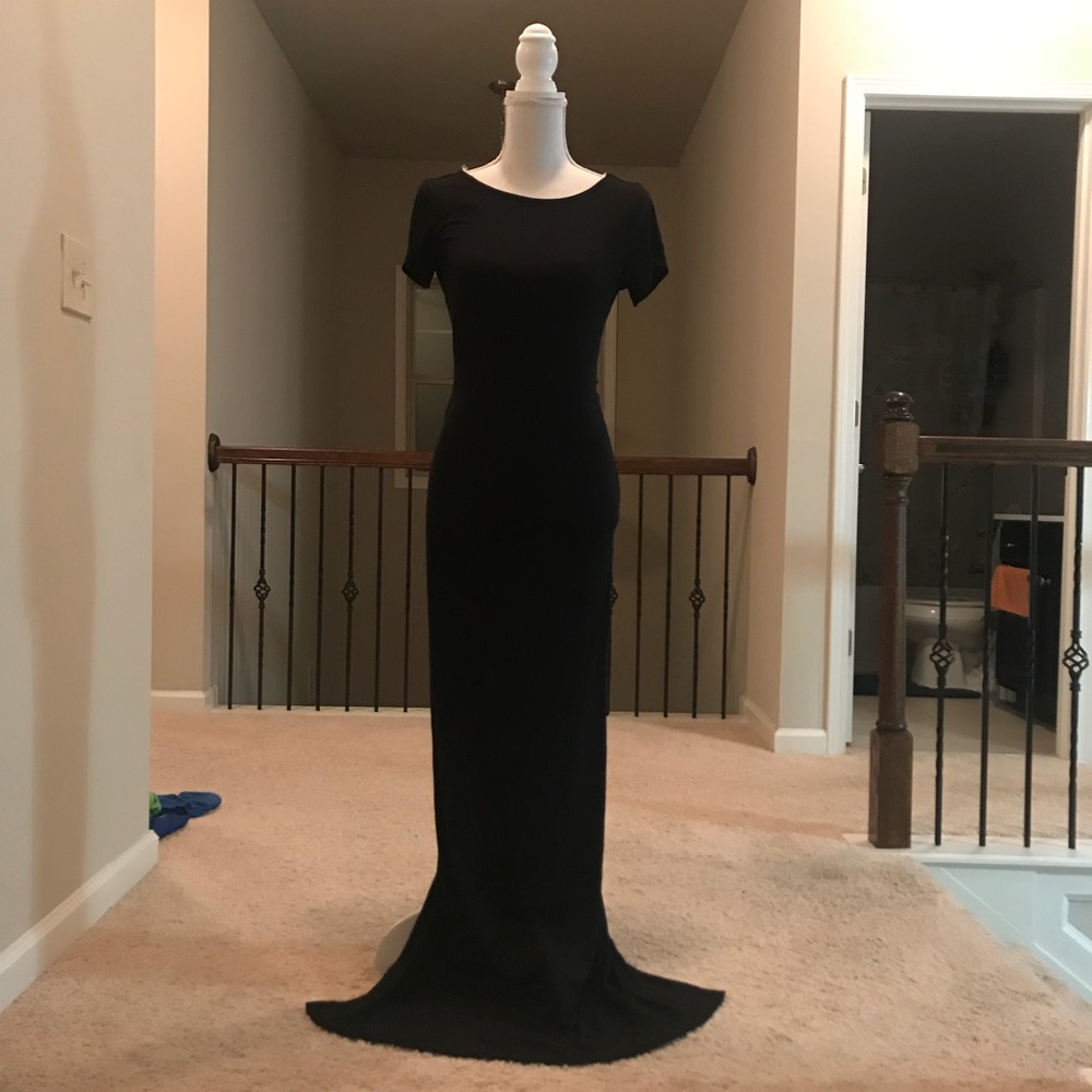 Sexy confident back Black dress